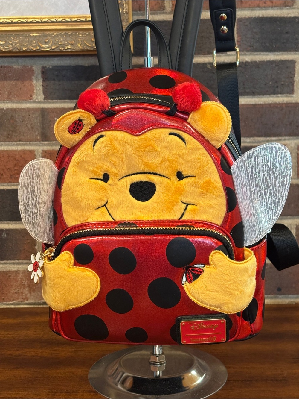 Loungefly Disney Winnie thePooh Ladybug Halloween Costume Mini Backpack